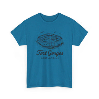 Fort Gorges, Portland Maine Unisex Tee