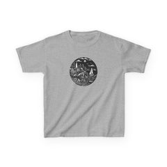 Maine Woodcut – Kids Tee