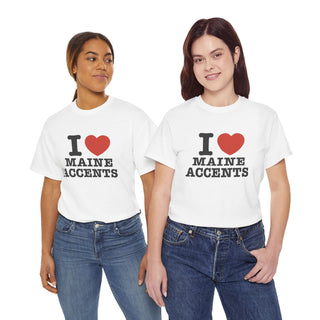 I Heart Maine Accents Tee