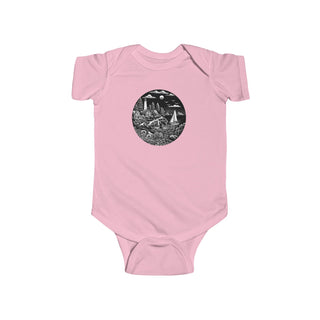 Maine Woodcut- Baby