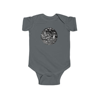 Maine Woodcut- Baby