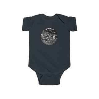Maine Woodcut- Baby