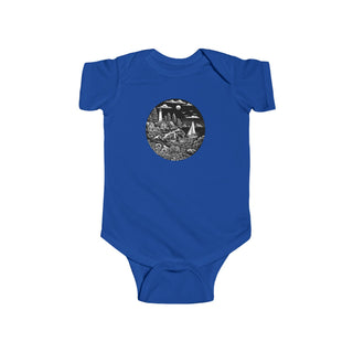 Maine Woodcut- Baby