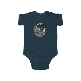 Maine Woodcut- Baby