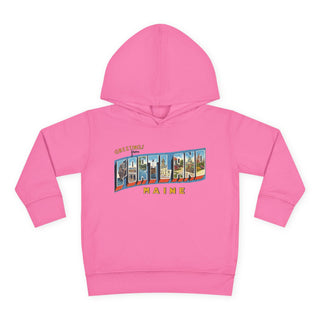 Portland Maine Postcard Unisex Toddler Hoodie