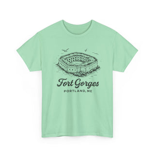 Fort Gorges, Portland Maine Unisex Tee
