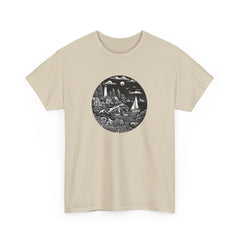 Maine Woodcut Tee