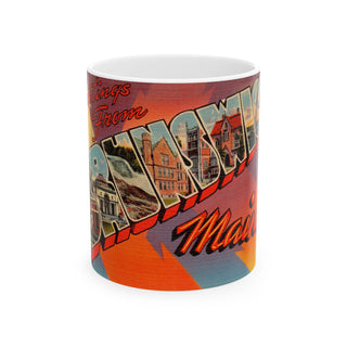 Brunswick Maine Vintage Postcard Mug