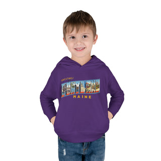 Portland Maine Postcard Unisex Toddler Hoodie
