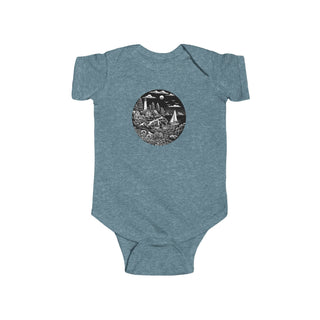 Maine Woodcut- Baby