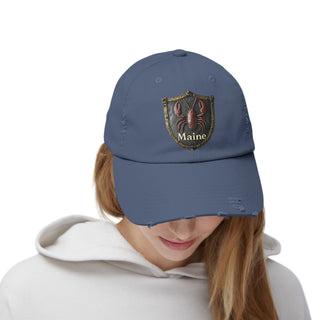 Lobster Crest Distressed Cap