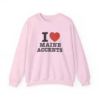 I Heart Maine Accents Unisex Sweatshirt