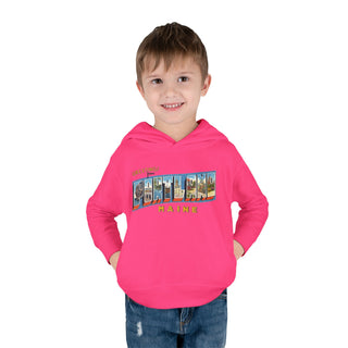 Portland Maine Postcard Unisex Toddler Hoodie