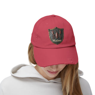 Lobster Crest Distressed Cap