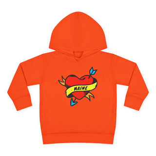 Maine Heart Toddler Hoodie – alternate view