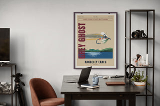 Rangeley Lakes Grey Ghost Fly Poster